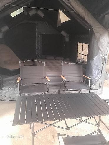 детский велик трехколесный: Большая кемпинговая палатка с мебелью и спальными местами - — 3