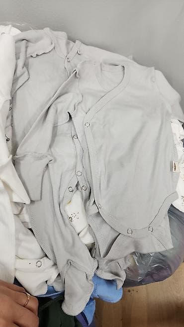 одежда для кормящих: Боди, цвет - Голубой — 5