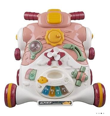 magic stick: Развивающий толокар‑ходунки 2‑в‑1 ALPINIA Fun Trolley - Трансформер — 3