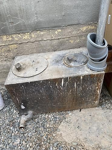 евро бачок: Металлическая емкость/бак с двумя крышками-люками Кател - Материал — 1