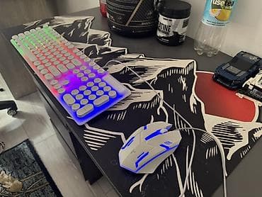 Клавиатура, Мембранная, Проводное подключение, Размер: 100%