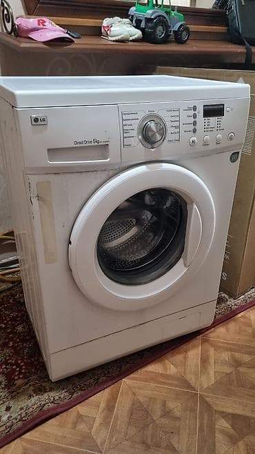 шланг для слива стиральной машины: Стиральная машина LG Direct Drive, загрузка 5 кг. Модель на панели — 1