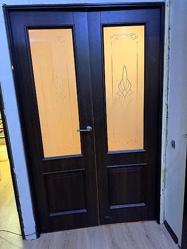 Двери межкомнатные 3 штуки - высота 2 метра (коробка 2 см) шир. 180 и at lalafo.kg Двери межкомнатные 3 штуки - высота 2 метра (коробка 2 см) шир. 180 и