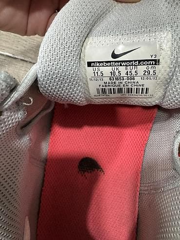 osiris d3: Мужские кроссовки, 45, Nike, Б/у, цвет - Серый, Самовывоз — 4