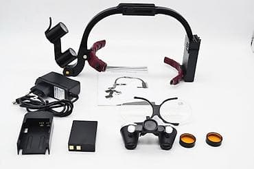 Корректоры осанки: Налобный светильник. Новый, в оригинальном кейсе. Увеличение ×3,5 — 4