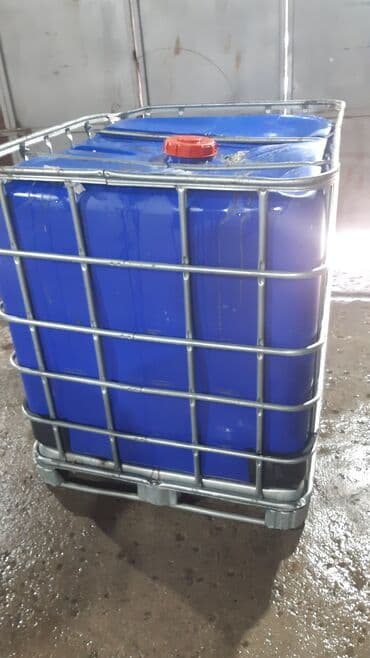 ёмкость еврокуб: Еврокуб бочка бачок чистый 1 тонна 1 куб 1000л 2шт в наличии Синий и — 1