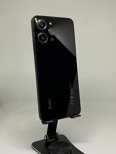 Redmi, Redmi 12, Б/у, 256 ГБ, цвет - Черный, 2 SIM
