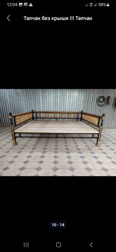 качели для сада: Тапчан 3 x 3 x 3 м, Металл — 14