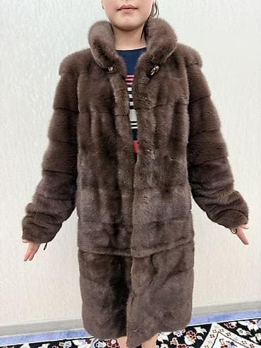 куртка норка: Шуба, Норка, По колено, Трансформер, XL — 8