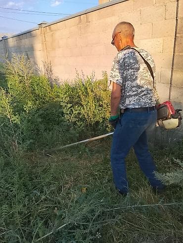 Уборка территории, Стрижка газона at lalafo.kg Уборка территории, Стрижка газона