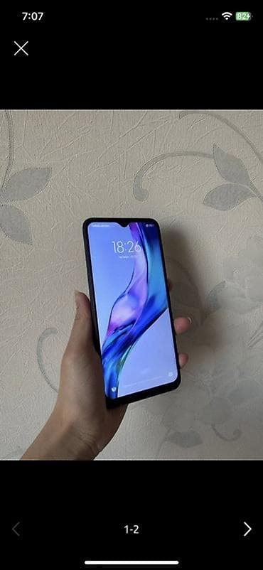 Уюлдук телефондор жана аксессуарлар: Redmi, Redmi 9, Колдонулган, 64 ГБ, түсү - Кара, Бөлүп төлөө менен, 2 SIM — 2