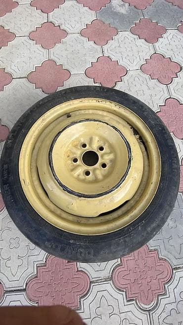 Колеса в сборе 135 / 80 / R 16, Лето, Б/у, Запаска, Легковые, Железные, отверстий - 5