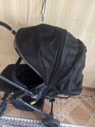 купить коляску прогулочную бу: Коляска, цвет - Черный, Б/у — 5