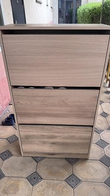 деревяные ящики: Тумба и подставка для обуви, Новый, Другой материал, Самовывоз, Бесплатная доставка, Платная доставка, цвет - Коричневый — 3