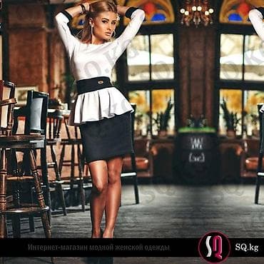 Повседневное платье, Осень-весна, Короткая модель, M, L, S