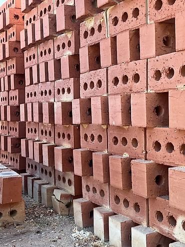 стойка для монолит: Пустотелый, дырчатый, Жженый кирпич, Одинарный, 250×120×65 — 2