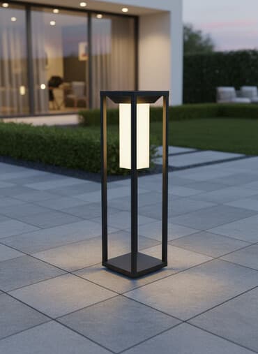 уличные фанари: Элегантный уличный светодиодный светильник на солнечных батареях — 1