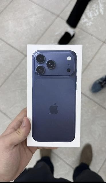 m2 pro 14: IPhone 17 Pro Max, Новый, 256 ГБ, Blue Titanium, Кабель, 100 % — 1