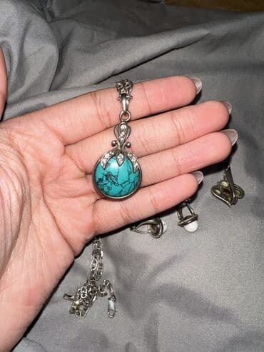 набор пандора: Набор украшений, Проба 925, Б/у — 2