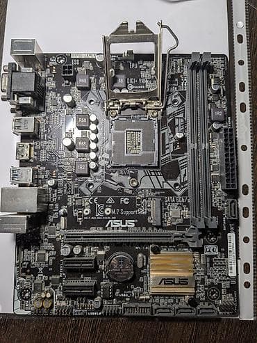 Компьютеры, ноутбуки и планшеты: Материнская плата, Б/у, Asus, LGA1151, Micro-ATX, Для ПК — 1