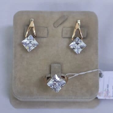 набор пандора: Серебро пробы 925 напыление золотом Камни фианиты Размеры имеются — 1