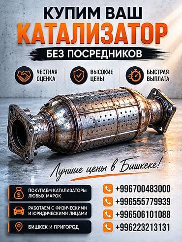 premium development: Катализатор сатып алабыз, эн кымбат баада катализатор Куплю — 1
