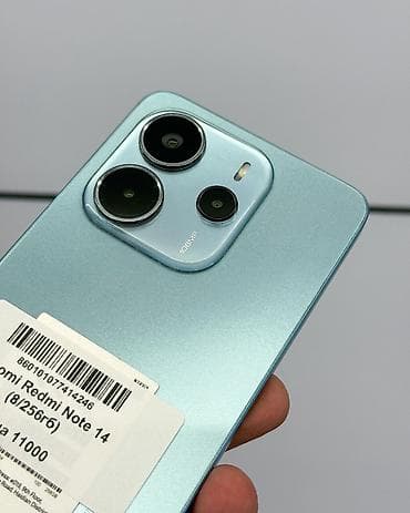 redmi note 19: Redmi, Redmi Note 14, Б/у, 256 ГБ, цвет - Голубой, В рассрочку, 2 SIM — 4