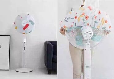 буфер для авто: Чехол для вентилятора с красивыми принтами 😍👍 отличная защита от пыли — 1