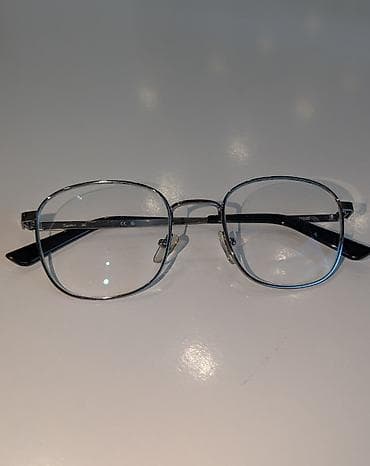 очки для работы: Для зрения очки очки, Унисекс, Цвет оправы: Серебристый, Б/у — 1