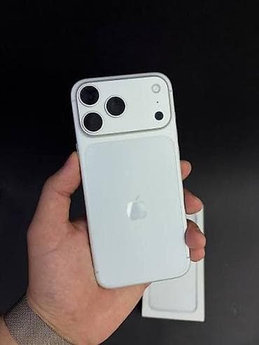 max: IPhone 17 Pro Max, Новый, Белый, Зарядное устройство, Чехол, Коробка, 100 % — 1