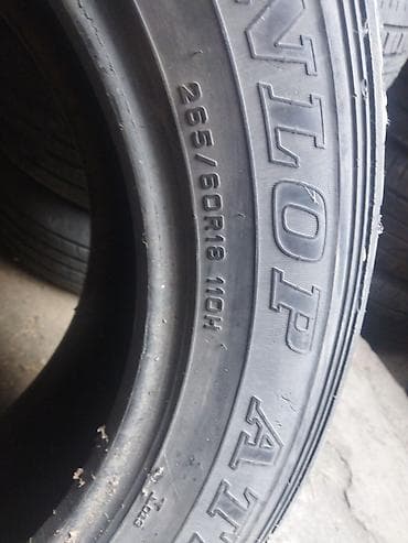 210: Шины 265 / 60 / R 18, Всесезонная, Б/у, Комплект, Внедорожные (АТ/МТ), Япония, Dunlop — 1