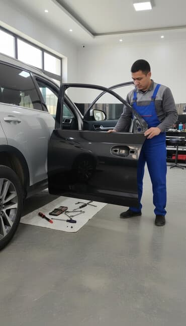 авто крепежи: Дверь Передняя левая Lexus, Б/у, Оригинал — 1