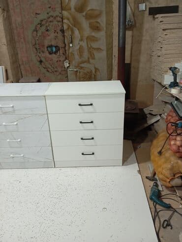 Комоды для одежды: Комод для одежды, Новый, Без зеркала, ЛДСП, цвет - Белый, Бежевый, Самовывоз, Бесплатная доставка, Платная доставка — 10