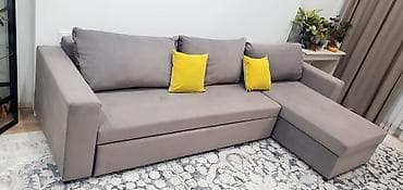 Угловые диваны: Угловой диван, С ящиками, Трехместный — 1