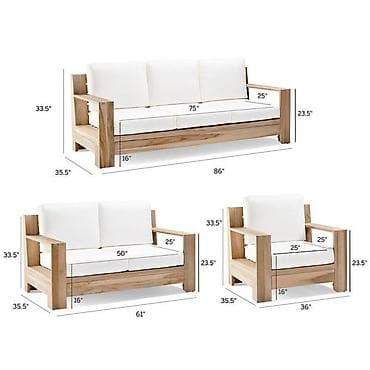 мебельные доски: Кресло и диван в стиле модерн с Х‑образными ножками - Каркас: массив — 5