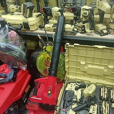 Аккумуляторный воздуходув-пылесос (садовый) 18В - Компактный ручной