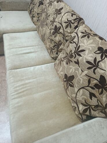 белый письменный стол: Угловой диван, C подушками — 2