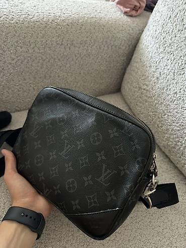 gestalt excalibur: Сумка через плечо Louis Vuitton, Monogram Eclipse (черно-серый). - — 1
