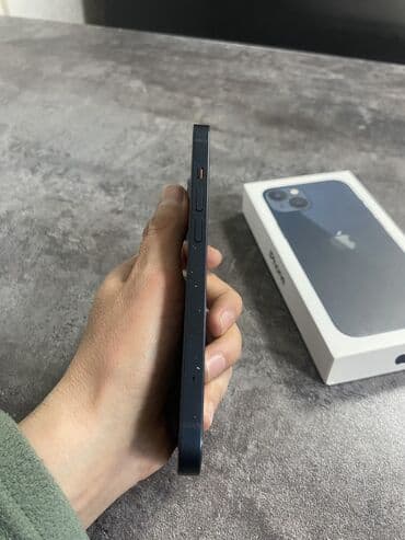 цум бишкек телефоны бу: IPhone 13, Синий, Коробка, 86 % — 4