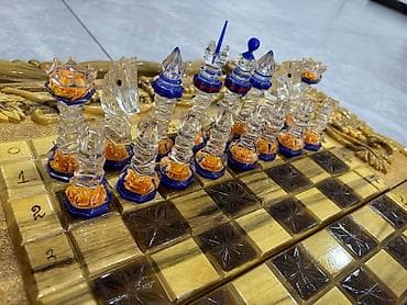 нарды ручной работы: Нарды шашки шахматы ручная работа из массива дерева. фигуры ручной — 3