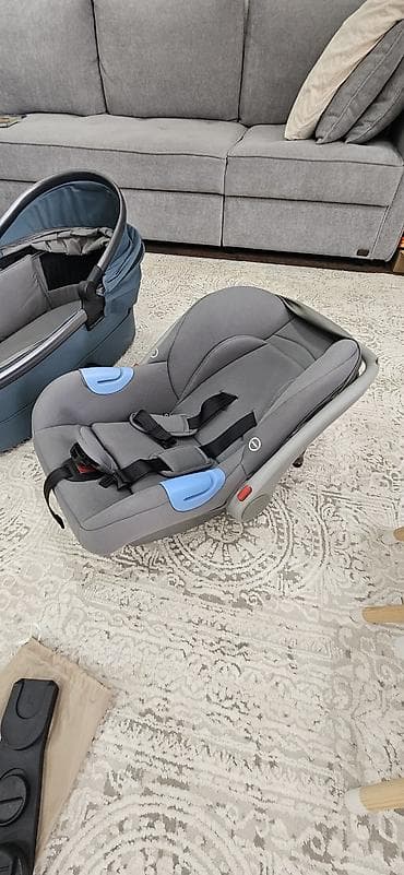 коляски бу: Коляска, Anex, цвет - Голубой, Б/у, Самовывоз — 2