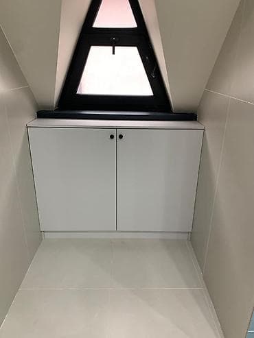 тумба зеркала: Тумба для ванны, Новый, С раковиной, ЛДСП, В рассрочку, Бесплатная доставка, цвет - Голубой — 3