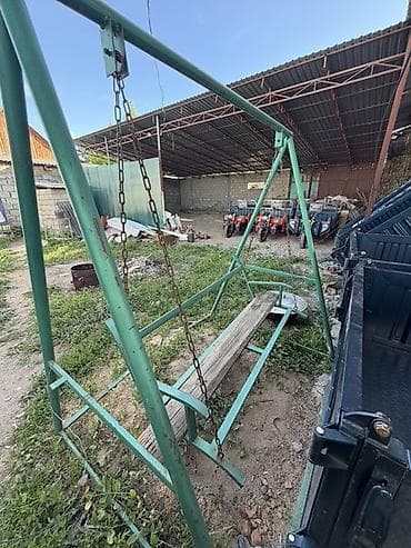 район юг 2: Садовые качели Металл, Со спинкой, Без крыши — 1