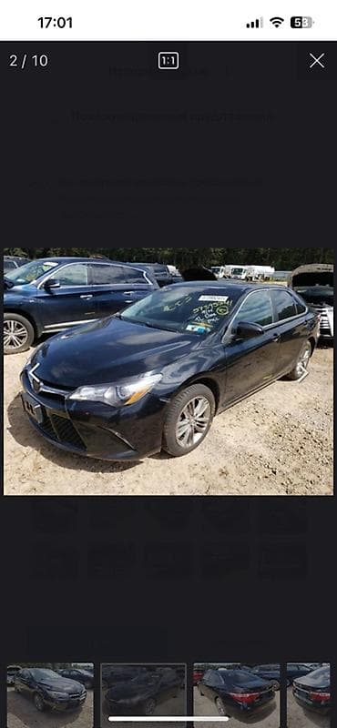 тесла модел с: Toyota Camry: 2017 г., Автомат, Бензин, Седан — 5