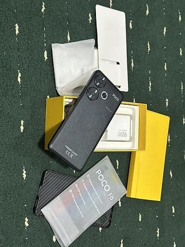 redmi note 9 64: Poco F6, Б/у, 512 ГБ, цвет - Черный, 2 SIM — 1