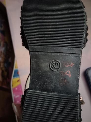 tech deck: Детские праздничные туфельки, размер 32. - Цвет: чёрный - Декор — 3