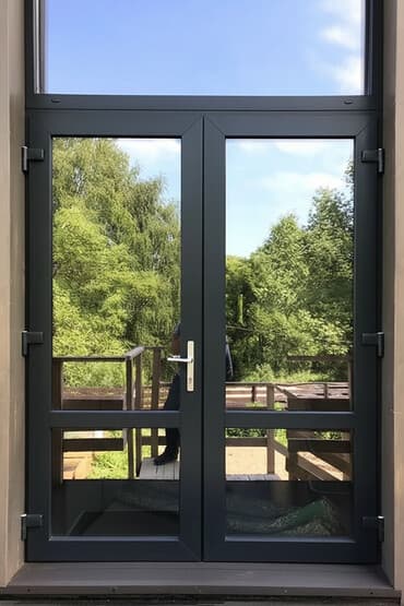 изготовление шкафов для балкона: Представляем двустворчатую балконную дверь с верхней фрамугой — 1