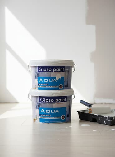 Акриловая краска Gipso paint Aqua, предназначенная для окрашивания