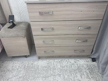 куплю шкаф бу: Спальный гарнитур, Б/у, Шкаф, Комод, Кыргызстан, ДСП, Самовывоз, цвет - Бежевый — 2