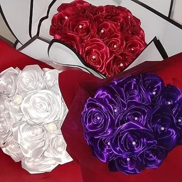 болуп: 🌹✨ КОЛ МЕНЕН ЖАСАЛГАН АТЛАС БУКЕТТЕР ✨🌹 Өзгөчө жана эстен кеткис — 1